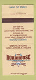 Matchbook Cover - Roadhouse Steak Pike Creek Rehoboth Beach TX 30 Strike