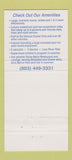 Matchbook Cover - Caravelle Resort Myrtle Beach SC 30 Strike