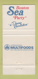 Matchbook Cover - Boston Sea Party Carol Stream IL 30 Strike