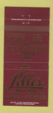 Matchbook Cover - Lelli's Italian Restaurant Detroit Auburn Hills MI 30 Strike