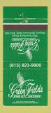 Matchbook Cover - Green Fields Pub Eatery Nepean ON 30 Strike