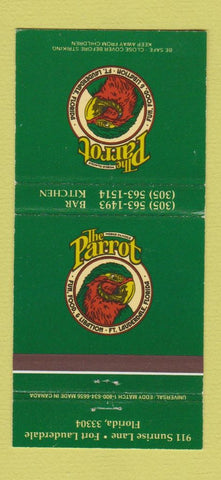 Matchbook Cover - The Parrot Fort Lauderdale FL 30 Strike