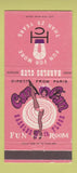 Matchbook Cover - Harolds Club Reno NV girlie 30 Strike