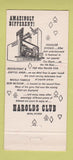 Matchbook Cover - Harolds Club Reno NV girlie 30 Strike
