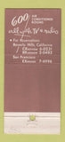 Matchbook Cover - Hotel Sahara Las Vegas NV girlie casino 30 Strike