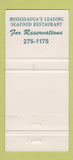 Matchbook Cover - The Boathouse Restaurant Mississauga ON 30 Strike