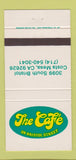 Matchbook Cover - The Cafe Costa Mesa CA 30 Strike