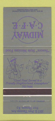 Matchbook Cover - Midway Cafe Fort Thomas KY 30 Strike