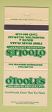 Matchbook Cover - O'Toole's Roadhouse Wilmington DE restaurant 30 Strike