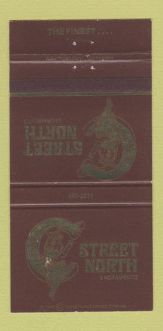 Matchbook Cover - C Street North Sacramento CA girlie 30 Strike