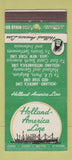 Matchbook Cover - Holland America Line Cruise Shipping?  30 Stick