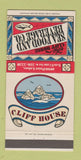 Matchbook Cover - Cliff House Seafood Beverage San Francisco CA 30 Strike