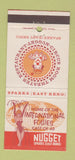 Matchbook Cover - Nugget Casino Sparks East Reno NV girlie 30 Strike
