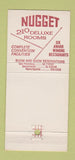 Matchbook Cover - Nugget Casino Sparks East Reno NV girlie 30 Strike