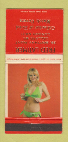 Matchbook Cover - Fred Latimer Match Collector London pinup #1 30 Strike