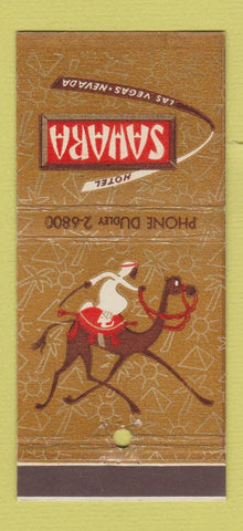 Matchbook Cover - Hotel Sahara Casino Las Vegas NV Tonga Room 30 Stick