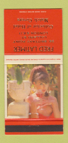 Matchbook Cover - Fred Latimer Match Collector London pinup #1 30 Strike
