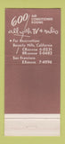 Matchbook Cover - Hotel Sahara Casino Las Vegas NV girlie 30 Strike
