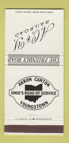 Matchbook Cover - Akron Canton Youngstown Railroad AC&Y 30 Strike