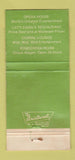 Matchbook Cover - Bonanza Hotel Casino Las Vegas NV girlie WORN 30 Strike