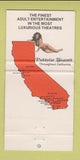 Matchbook Cover - Pussycat Porn Theatres CA CHAIN 30 Strike