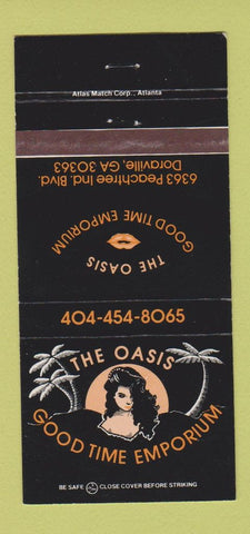 Matchbook Cover - Good Time Emporium Doraville GA The Oasis 30 Strike