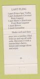 Matchbook Cover - Prince Igor Vodka WORN 30 Strike
