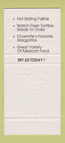 Matchbook Cover - Pancho & Lefty's Border Cafe Charlotte NC Mexican 30 Strike