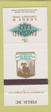 Matchbook Cover - Emerald Lake Lodge Field BC 30 Strike