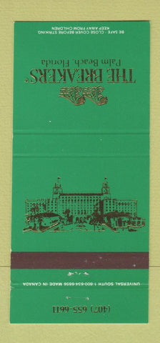 Matchbook Cover - The Breakers Palm Beach FL 30 Strike