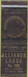Matchbook Cover - Matchbook Cover Moose Lodge Alliance OH