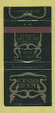 Matchbook Cover - Fountain Room Arlington Hotel Hot Springs AR 30 Strike