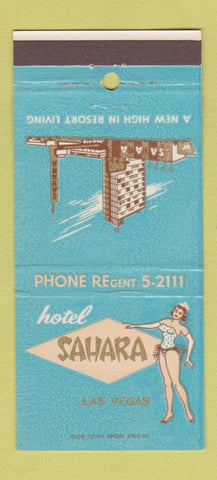Matchbook Cover - Hotel Sahara Casino Las Vegas NV Tonga Room 30 Strike