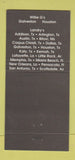 Matchbook Cover - Willie G's Seafood Steak Houston TX 30 Strike