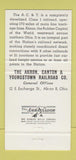 Matchbook Cover - Akron Canton Youngstown Railroad AC&Y 30 Strike