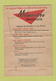 Matchbook Cover - Milwaukee Chaplet Milwaukee WI 40 Strike