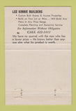 Matchbook Cover - Lee Kinnie Contractor Wheat Ridge Colorado 40 Strike