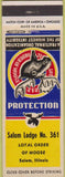 Matchbook Cover - Matchbook Cover Moose Lodge Salem IL