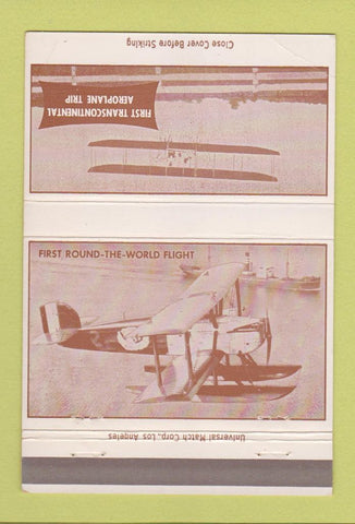 Matchbook Cover - Aircraft Engineering Los Angeles CA #1 Round World 40 Strike