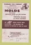 Matchbook Cover - Standard Tool Leominster MA POOR 40 Strike