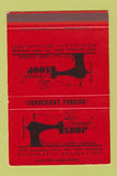 Matchbook Cover - Thread Shop Oklahoma City OK SAMPLE 40 Strike