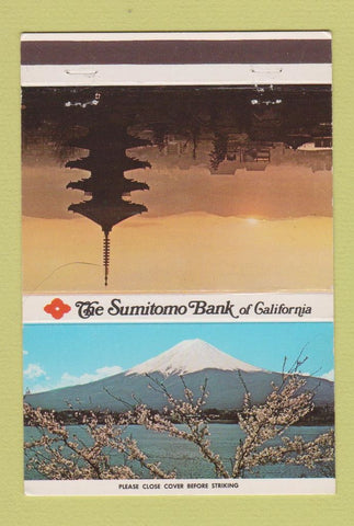Matchbook Cover - Sumitomo Bank of California San Francisco CA 40 Strike