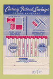 Matchbook Cover - Century Federal Savings Brentwood Santa Monica CA 40 Strike