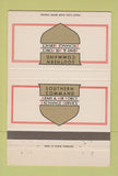 Matchbook Cover - Southern Command Army Air Force Exchange Service 40 Strike