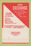 Matchbook Cover - Southern Command Army Air Force Exchange Service 40 Strike
