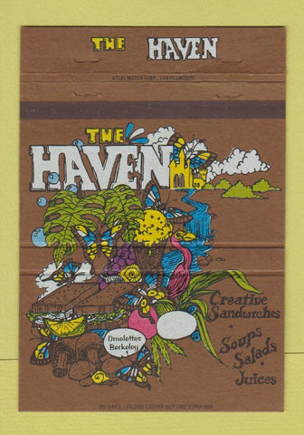 Matchbook Cover - The Haven Restaurant Honolulu San Francisco CA 40 Strike