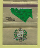 Matchbook Cover - County Of Haldimand ON Cayuga WEAR 40 Strike