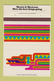 Matchbook Cover - Mexico Mexicana Airlines? 40 Strike