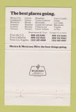 Matchbook Cover - Mexico Mexicana Airlines? 40 Strike