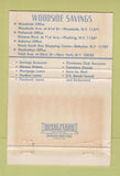 Matchbook Cover - Woodside Savings New York City Flushing NY 40 Strike